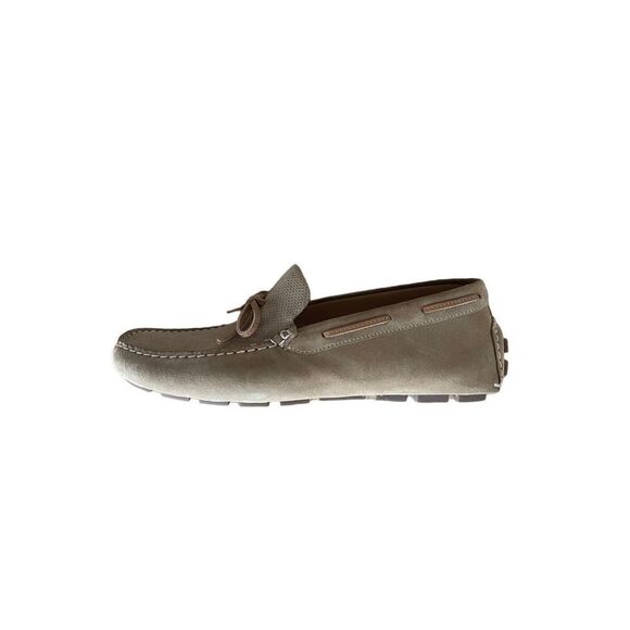 Zara Beige Mens Slip On Moccasin Bow Moc Toe Casual Loafer Shoes Size 43 - Picture 9 of 12